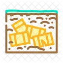 Buried Chemical Waste Icon