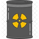 Chemical Waste in Barrel  Icon