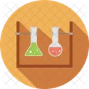 Chemie Labor Ausrustung Symbol