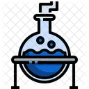 Chemie Experiment Kolben Symbol