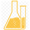 Chemie Experiment Kolben Symbol