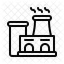 Chemiefabrik Industrie Fertigung Symbol