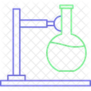 Chemischer Kolben Erlenmeyerkolben Laborforschung Symbol