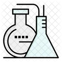 Chemikalien Reaktion Labor Icon