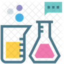 Chemie Kolben Chemikalien Symbol