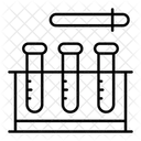 Chemikalienrohrchen Chemischer Test Probenrohrchen Symbol