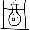 Chemikalie Experiment Kolben Symbol