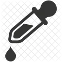 Chemikalie Tropfer Augenpipette Symbol