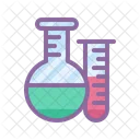 Chemikalie Kolben Chemie Symbol