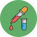 Chemische Pipette Pipette Labortests Symbol