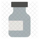 Flasche Kolben Wissenschaft Symbol