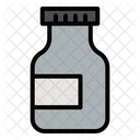 Flasche Kolben Wissenschaft Symbol