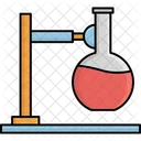 Chemischer Kolben Erlenmeyerkolben Laborforschung Symbol