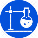 Chemischer Kolben Erlenmeyerkolben Laborforschung Symbol