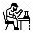 Chemiker Wissenschaftler Forscher Symbol