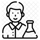 Chemiker Wissenschaftler Forscher Symbol