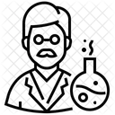Chemiker Wissenschaft Labor Experiment Symbol