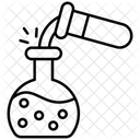 Chemische Analyse Laboranalyse Experiment Symbol