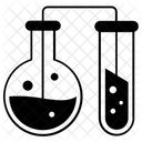 Chemisches Experiment Labortest Chemische Reaktion Symbol