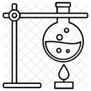 Chemisches Experiment  Symbol