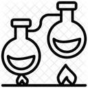 Chemisches Experiment Laborgerate Labortests Symbol