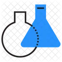 Chemisches Experiment Laborgerate Chemischer Kolben Symbol