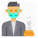 Chemist Avatar Mask Icon