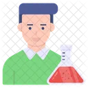 Chemist Experiment Lab Technician Icon