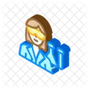 Chemist Woman Job Icon