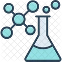Chemistry Atomic Chemical Formula Patholology Laboratory Pharmaceutical Test Tube Testing Beaker Icon