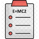 Chemistry Clipboard Education Icon