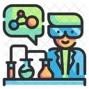 Chemistry Scientist Research Icon