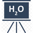 화학 공식 물의 화학 H 2 O 아이콘
