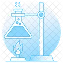 Chemistry Lab Erlenmeyer Flask Flask Stand Icon