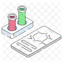 Laboratory Vials Test Icon