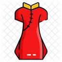 Cheongsam Qipao Chinese Dress Icon