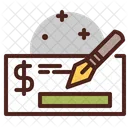 Cheq Payment  Icon