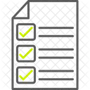 Cheque Lista De Verificacion Documento Icono