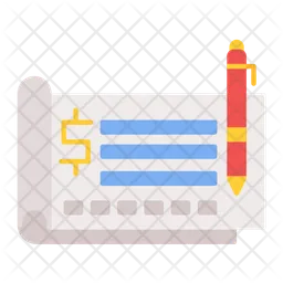 Cheque  Icon