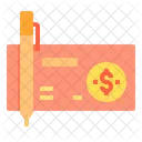 Check Cash Bank Cheque Icon