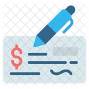 Cheque Bank Checkbook Icon