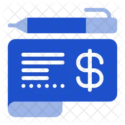 Cheque  Icon