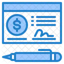 Cheque Money Sign Icon