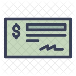 Cheque  Icon