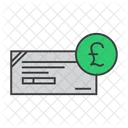 Cheque Pound Banking Icon