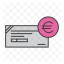 Cheque Euro Banking Icon