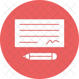 Cheque  Icon