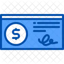 Cheque Money Payment Icon