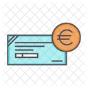 Cheque Euro Banking Icon