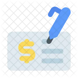 Cheque  Icon